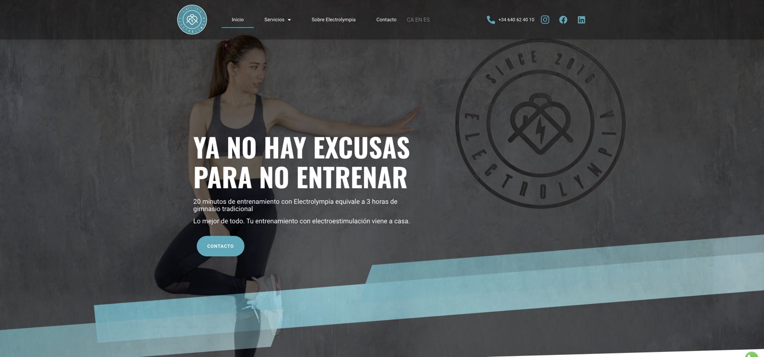 Electrolympia - Diseño Web Huexs