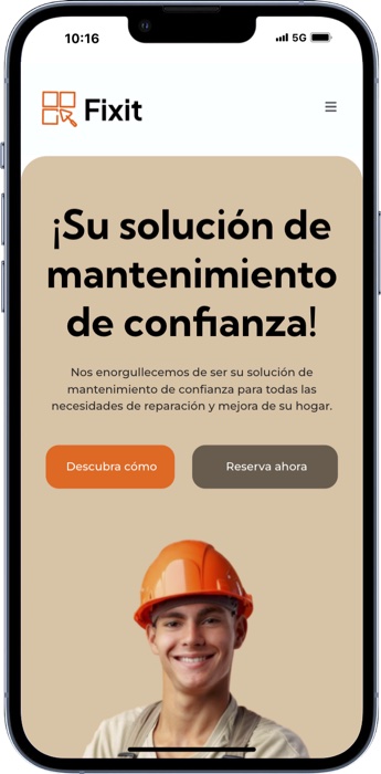 Demo one page site - Huexs6