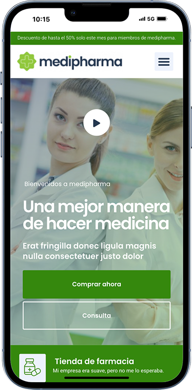 Demo one page site Phone - Huexs2