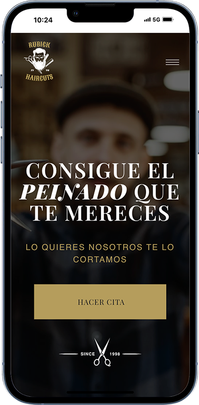 Demo one page site Phone - Huexs8